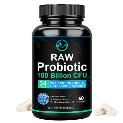 Китай 60pcs Probiotic Weight Loss Raw Probiotics Gut Care 100 Billion CFU Probiotic-Pill Adult Dietary Supplement продается