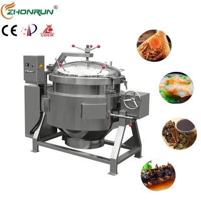 China Sanitary Meat Processing Plants China Manufacture Steam Pressure Cooker Cooking Equipment Cooking Pot Lined Kettle for sale