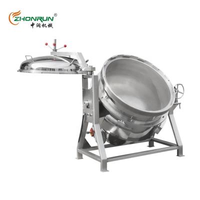 China Meat Processing Plants 500l Pressure Cooker Heating Stainless Steel (Kettle) Pots High Pressure Pressure Cooker for sale