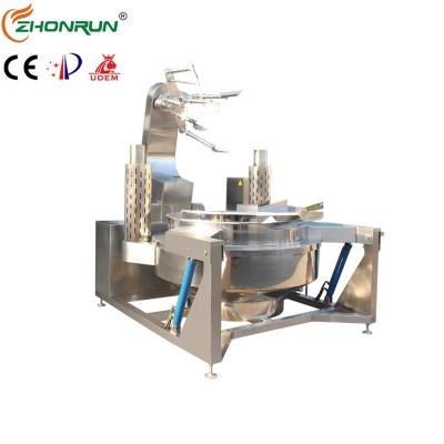 China Easy Operation Fully Automatic Tomato Sauce Making Machine Electric Heating Ketchup Sauce Planetary Cooking Kettle for sale