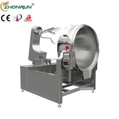 China Easy Operation Industrial Automatic Peanut Butter Mixer Pot Curry Paste Cook Mixer for sale