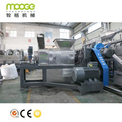 China LDPE HDPE Plastic Pelletizing Machine Single Screw PE Granulating Machine Te koop