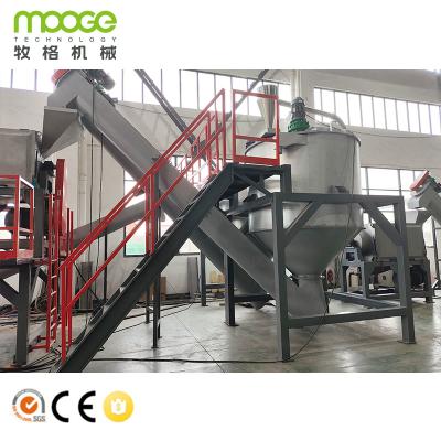 China Waste PET Bottle Washing Line Plastic Bottle Recycling Shredder Crushing Machine for sale