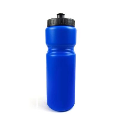 China Morden 750ml PE Water Bottle Folding Lightweight Sports Suction Spout Bottle For Athletes for sale