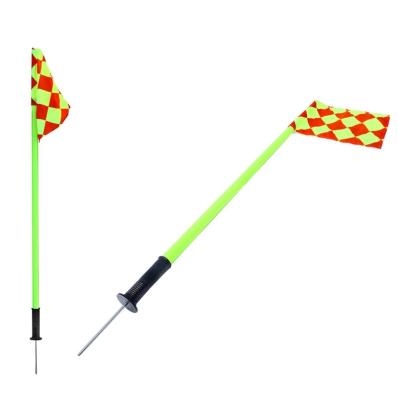 China Morden Poles Professional Flexible Folding Soccer Flag Football for sale