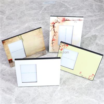 China Wooden Gift Blank Wood Dye MDF Sublimation Photo Frame Wedding for sale