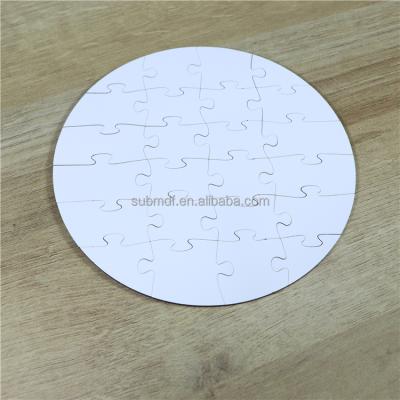 China DIY TOY Heat Press Printing Hardboard MDF Blank Sublimation Wooden Puzzle for sale