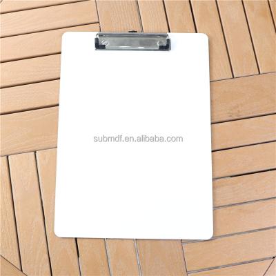 China Sublimation Blanks PERSONALIZED FRP PLASTIC SUBLIMATION BLANK PAPERWEIGHT WITH FLAT CLIP for sale