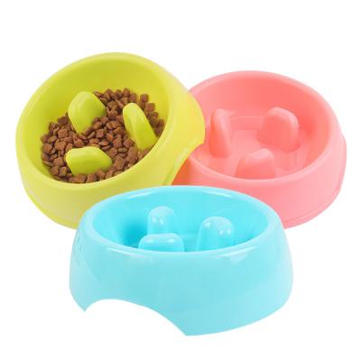 China Hot Wholesale Hot Dog Food Bowl Healthy Slow Feeder Dish Dog Food Amazon Sale Slow Stocked Pet Food Pet Bowl for sale