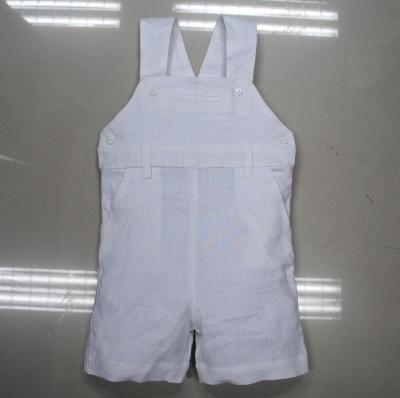 China Baby boys' white canvas shorts for sale