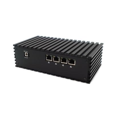 China Barebone Ports Ethernet Barebone Power 4 Ports Ultra Low Hardware Firewall Mini PC Windows 10 Pro No Monitor for sale