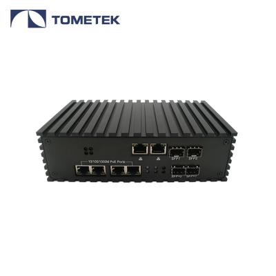 China Industrial Mini Celeron 3865U 8G RAM PC 2 LAN 64G SSD For VPN Router MAX-TSPPC for sale