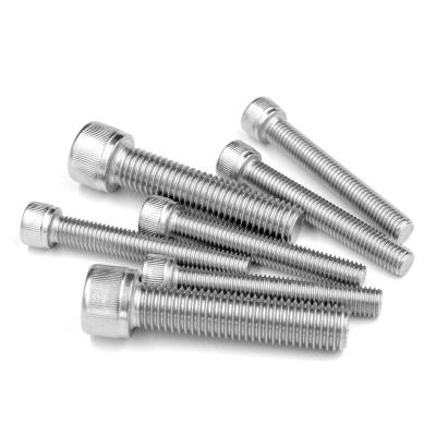 中国 M8-M12 304 stainless steel cylindrical head hexagon socket screw DIN912 CNC mechanical shafts 販売のため