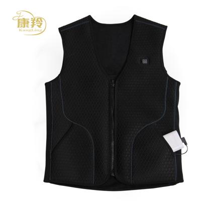 China Far Infrared Heated Vest Men's Anti-wrinkle Heating Protection USB Heated Vest For Motorcycle Outdoor Sports for sale