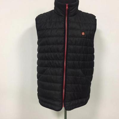 China Sustainable Custom Made Cotton Soft Carbon Fiber Element Electric Heated Vest For Motorcycle Cold Weather To Keep Warm for sale