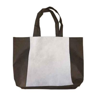 China Who respects the environment; practice ; raincoat ; High Capacity Convenient Custom Organizer Portable Printing Exhibition PET Nonwoven Tote Bag With Handle Shopping Gift Bag for sale