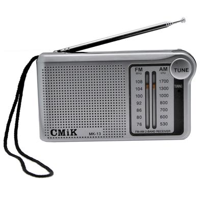 China PORTABLE cheap mini pocket telescopic antenna fm china radyo cmik mk-13 portable radio for sale