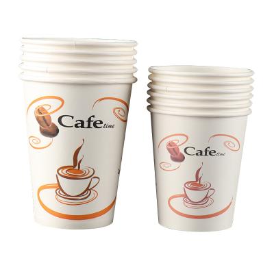 China Wholesale Disposable Single Wall Customized Biodegradable Paper Coffee Cups Logo With Lids 6.5oz 6oz Paper Cup for sale