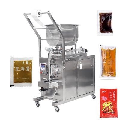 China Multifunctional Stirring Food Curry Sauce Packing Machine Tomato Sauce Filling Packaging Machine for sale