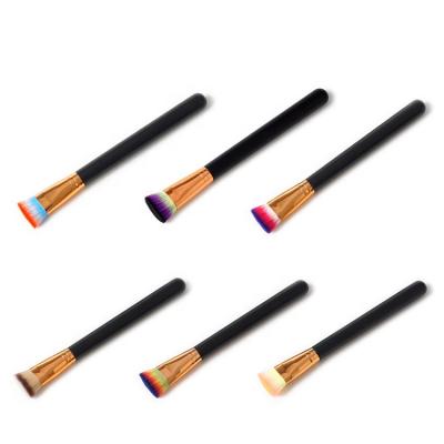 China XIONGPENG Flat Single Brush Makeup Sweeps Eyes Brocha De Maquillaje Individual for sale