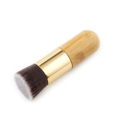 China Bag Logo Brocha De Maquillaje Individual Custom Made Flat Brush Makeup Brush for sale