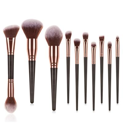 China XIONGPENG Skin-Friendly 10Pcs After Trend Makeup Brush Set With Case for sale