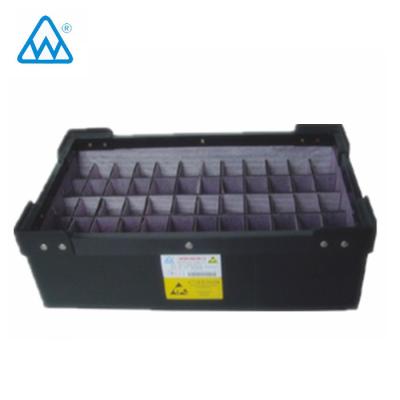 China Antistatic ESD ESD Protection PP Corrugated Black Box Manufacturer for sale