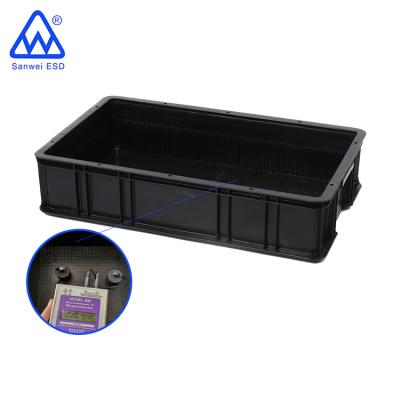 China Black Corrugated Plastic ESD Protection Box China Suppliers Esd Storage Industry Box for sale