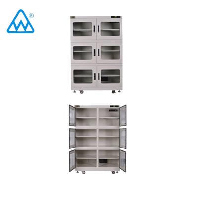 China Chemicals Processing Humidity Control Desiccant Dry Cabinet For IC Chips Storage for sale