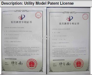 patents - Anhui Aoyu CNC Science  Co,.Ltd.