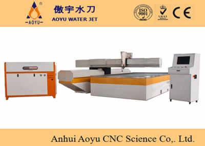 China El CNC Metal el chorro de agua abrasivo de aluminio que trabaja a máquina 5 el eje los 4m*2m para el acero inoxidable/SS en venta