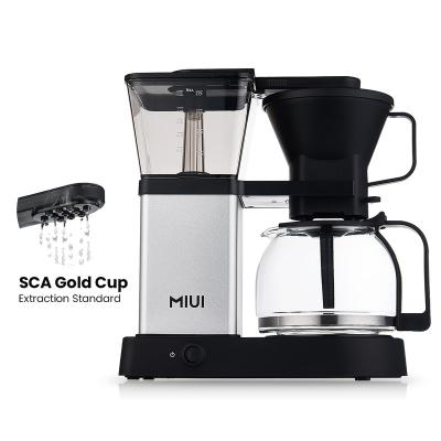 China Hot Selling High Quality Hotel One Touch Capacity One Touch Coffee Maker All-in-one Fully Automatic Electric Machine with Glass Carafe for sale