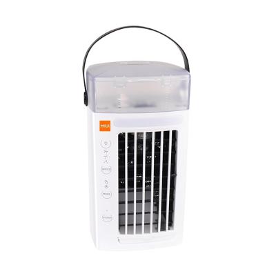 China Hotel Space MIUI 7W Portable Personal Air Cooler Mini Air Conditioner Table Mini with Usb Power Coolers for sale