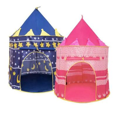 China 2022 New Children's Easy Foldable Portable Playhouse Baby Playhouse Tent Castle Princess Party Toy Tent for sale