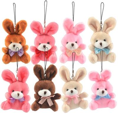 China OD223 China Factory Cute Easter Egg Bunny Rabbit Custom Plush Key Chain Bunny Stuffed Plush Toys Animal for sale