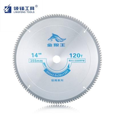 China J-LL-A 355*3.2*30*120T Aluminum Ceramic Alloy Carbide Tip Aluminum Cutting Circular Saw Blade For Aluminum for sale