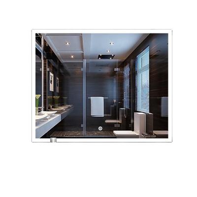 China Hotel Decoration Luminous High Quality Wall Hanging Led Bathroom Fog Light Mirror for sale