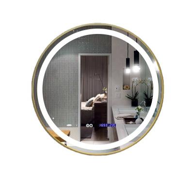 China Guarantee Bright Large Size Quality Around Hotel Bathroom Lighting Environment Friendly Led Light Mirror for sale