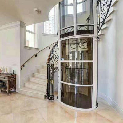 China Fuji Villa Elevator Contemporary Home Elevator Small Guided Elevator With Machine Room for sale