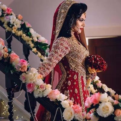 China Pakistani Gauze New Muslim Shari Wedding Dress Party Saree Wear Wedding Saree Dress for sale