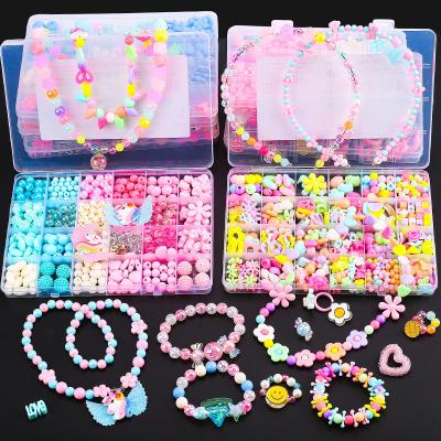 China Environmental Friendly DIY Jewelry Accessories Beads Jewelry Making Kit DIY Bracelet Necklace Accessories for sale