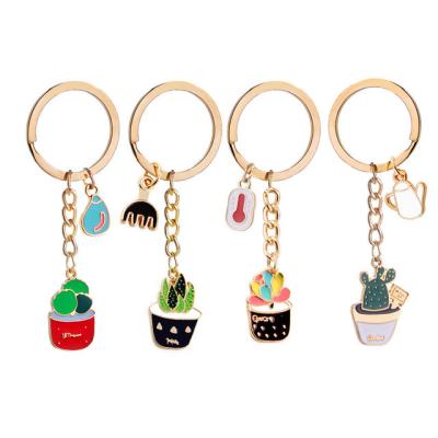 China Fashional Souvenir Gifts Manufacturer Supply Metal Zinc Alloy Key Chains Cheap Custom Enamel Accessories Keychains for sale