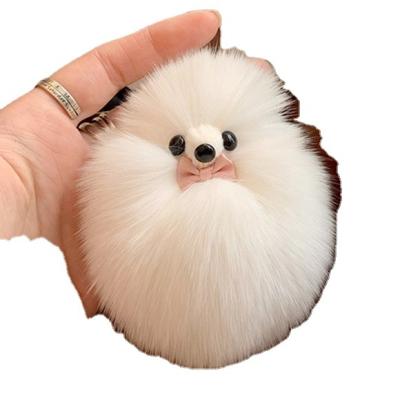 China Hot Selling Fox Key Chain Soft Hand Feeling Fur Small Tail Bag Insist Cute Hanging Unique Plush Doll For Gifts for sale