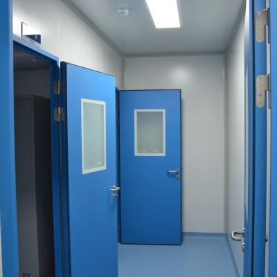 China Fire Protection Factory Price Good Design Hospital Clean Room Interior Single Swing Doors Customized Size for sale