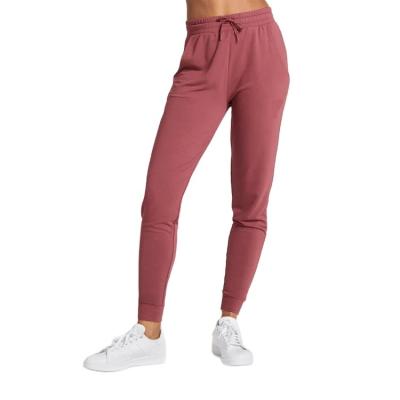 China Women's Breathable Custom Slim Fit Fitness Sweatpants Workout Cotton Single Jogger Pants With Side Pockets for sale