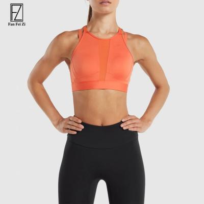 China Factory Price Cross Girl Yoga Bra Fitness Gym Gym Breathable Back Exercise Workout Sports Bra Top for sale