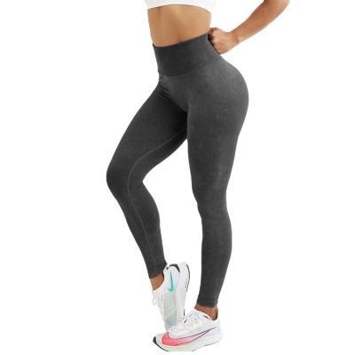 China 2021 Breathable Wholesale Sports Wear Butt Lifting Yoga Pants High Fitness Seamless Leggings Waisted Leggings for sale