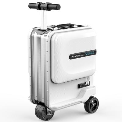 China Lightweight Scooter Luggage/Suitcase ABS Smart New Product Rideable Travel Trolley Luggage Bag for sale