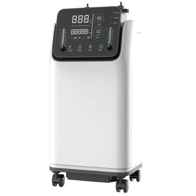 China Household 5L / 10L 93% - 95% Oxygen Purity 2 Person Use Medical Grade Hospital Used Oxygen Concentrator With One Universal Wheel for sale