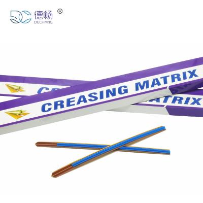 China For Cardboard & corrugated paper cutting fiber with dies 50PCS/1BOX Wholesale Crimping Matrix for Die CuttingGermany Rillma Resin Fiber Crimping Matrix for sale